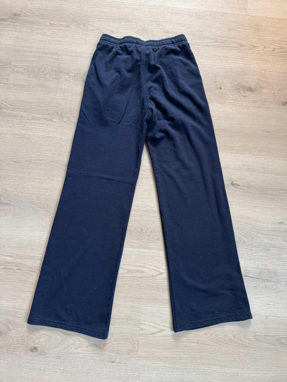 Cozy Navy Wide-Leg Sweatpants - Picture 4 of 4